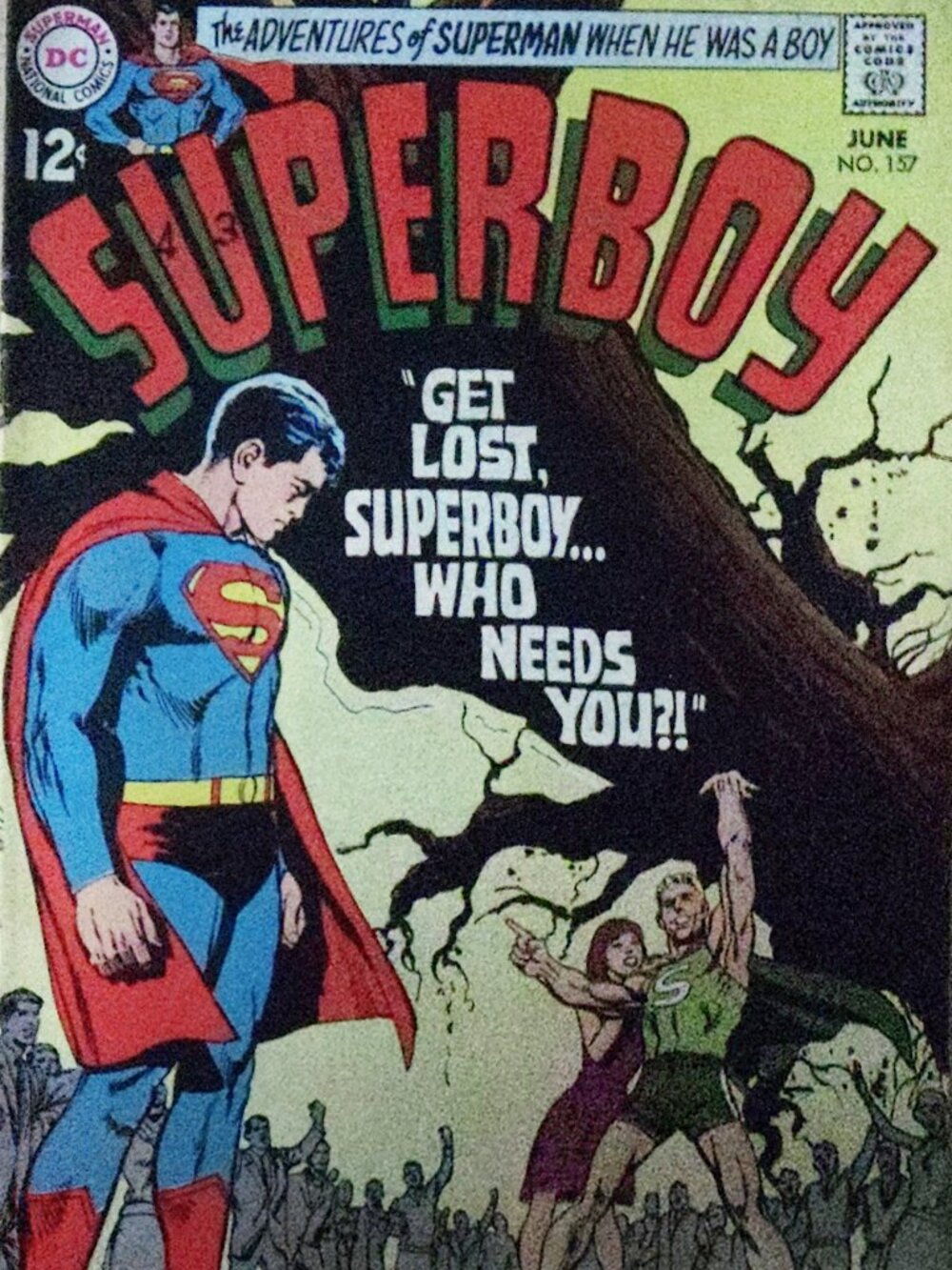 Vintage Copy of Superboy Issue #157 Published in 1969